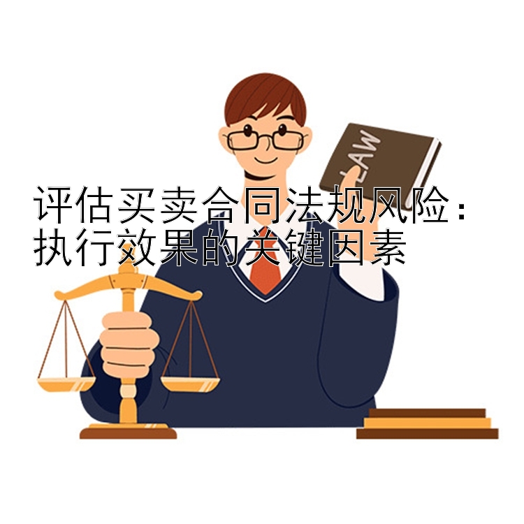 评估买卖合同法规风险：执行效果的关键因素