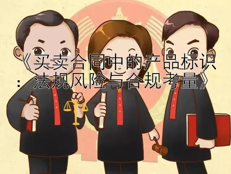 《买卖合同中的产品标识：法规风险与合规考量》