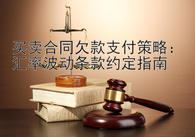 买卖合同欠款支付策略：汇率波动条款约定指南