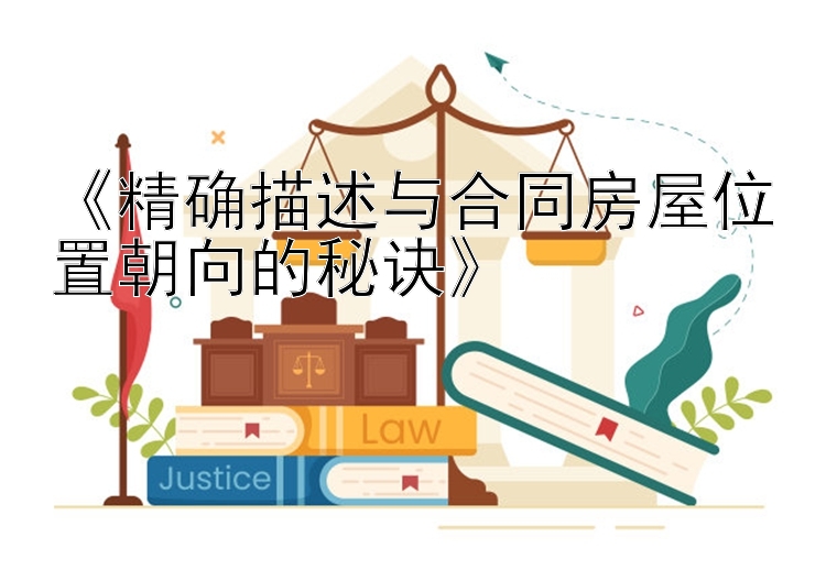 《精确描述与合同房屋位置朝向的秘诀》