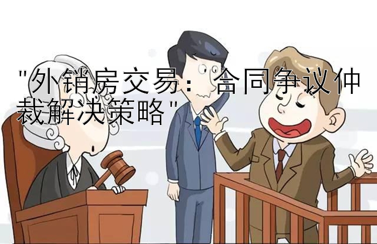 外销房交易：合同争议仲裁解决策略